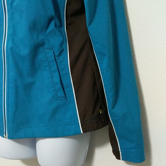 Teal Zip up Jacket - Picture 2 of 6